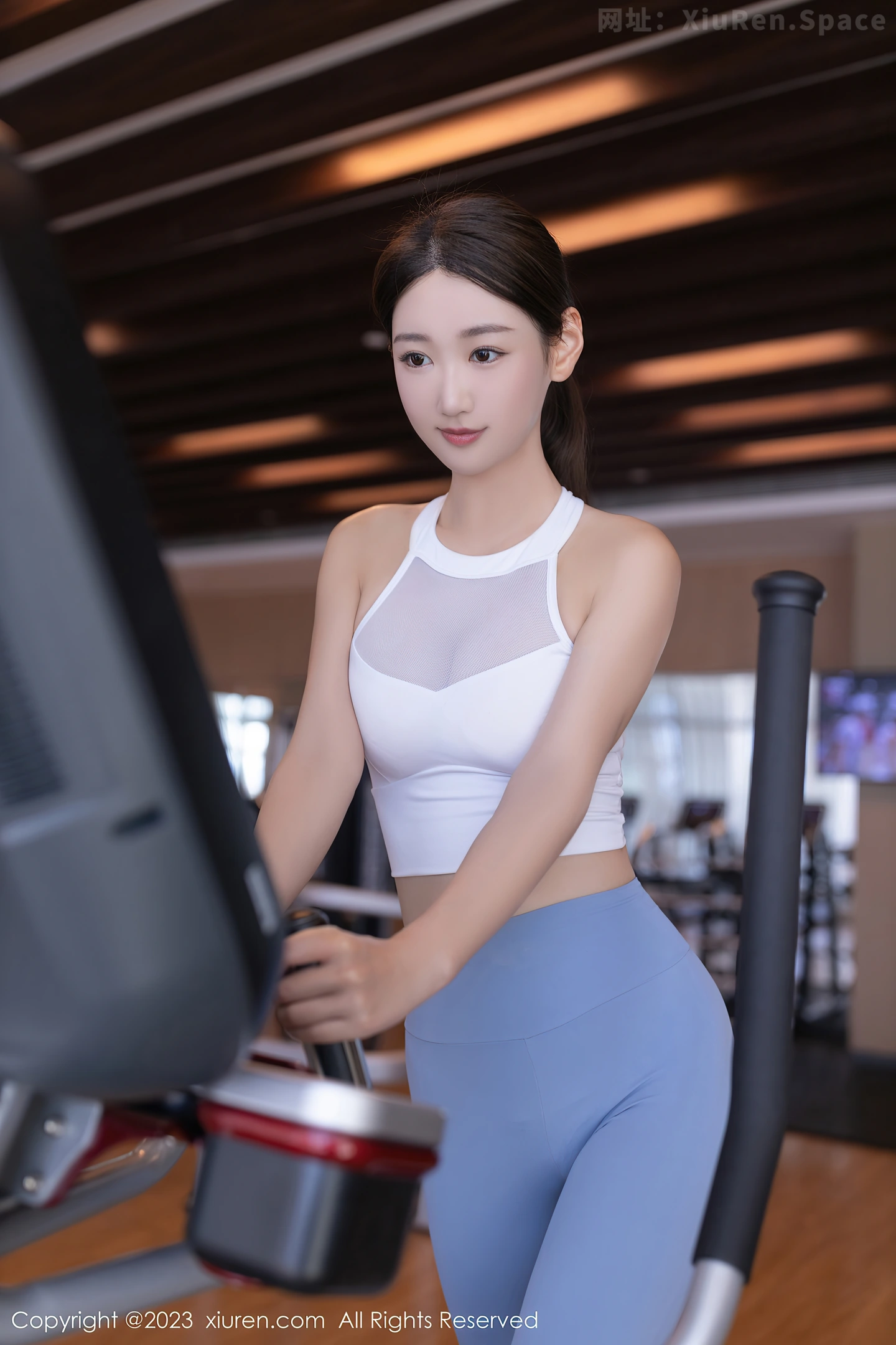 图片[3]-[XiuRen秀人网]VOL.7197 模特唐安琪健身房场景性感紧身运动服秀曼妙身姿迷人诱惑写真80P-秀人网官方网站